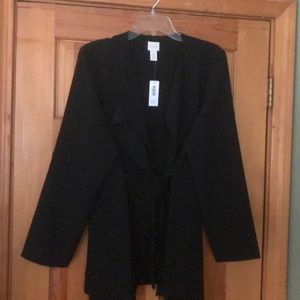 Chico’s Long Black jacket